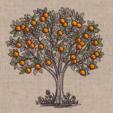 Ready for Harvest Orange Tree Etching