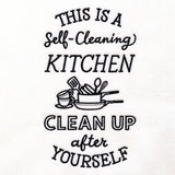 Self-Cleaning Kitchen, Clean Up After Yourself