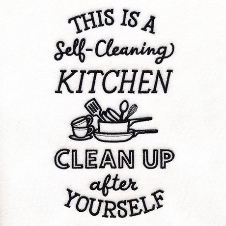 Self-Cleaning Kitchen, Clean Up After Yourself