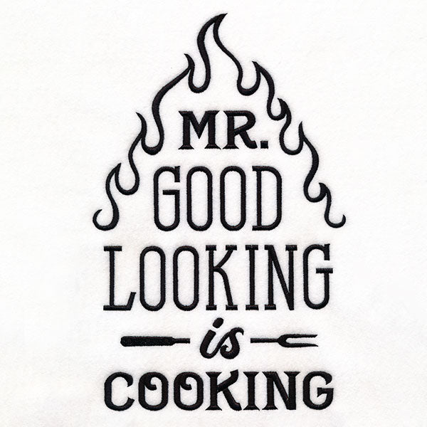 Mr. Good Looking is Cooking