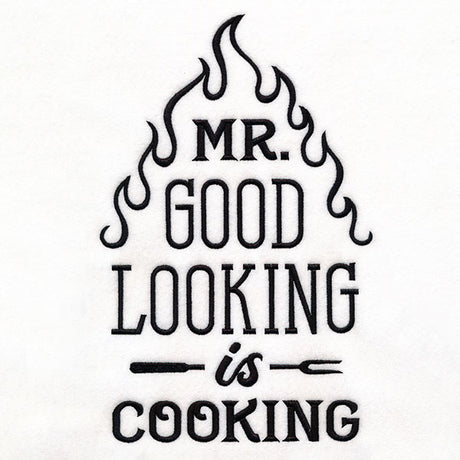 Mr. Good Looking is Cooking