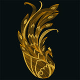 Gilded & Elegant Baroque Peacock