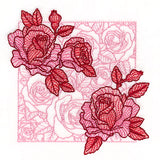 Pops of Roses Flower Square