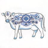 Delft Blue Flowers Dairy Cow