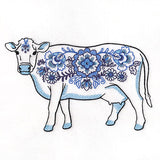 Delft Blue Flowers Dairy Cow