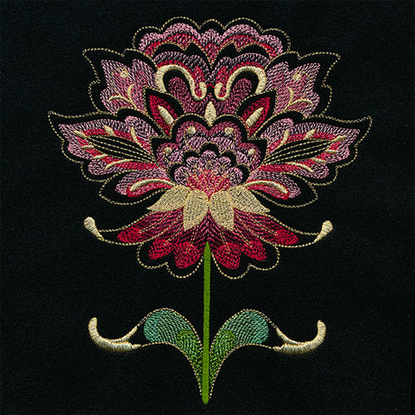 Jacobean Nouveau Flower