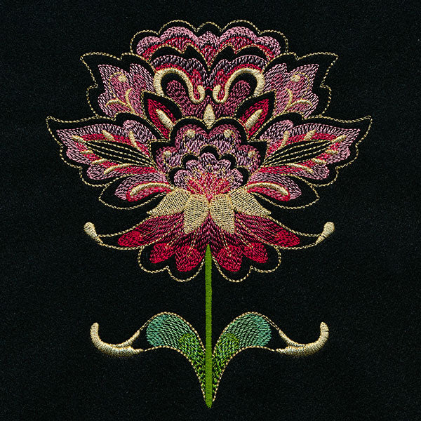 Jacobean Nouveau Flower