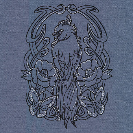 Art Nouveau Bird Feature