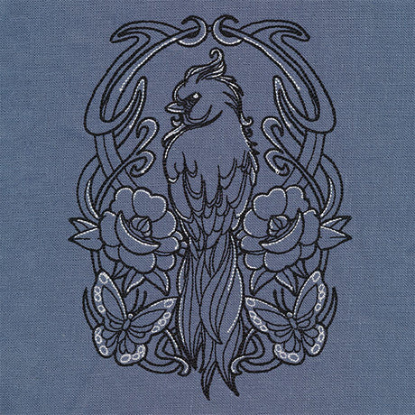 Art Nouveau Bird Feature