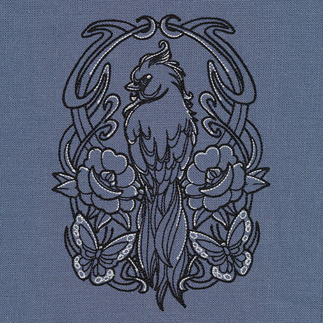 Art Nouveau Bird Feature