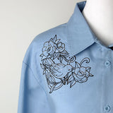 Art Nouveau Sparrow Corner