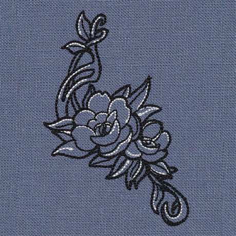 Art Nouveau Flower Spray