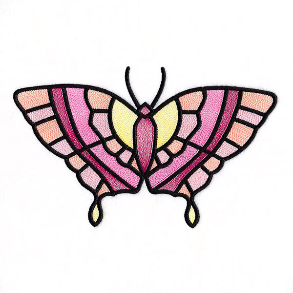 Fluttering Gems Stained Glass Butterfly 1