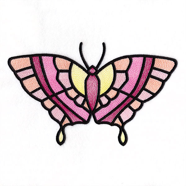 Fluttering Gems Stained Glass Butterfly 1