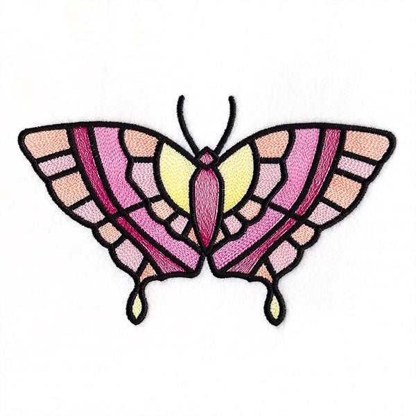 Fluttering Gems Stained Glass Butterfly 1