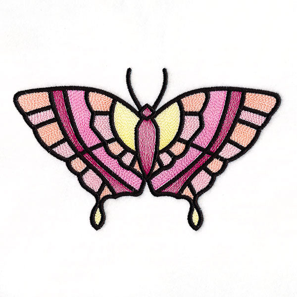 Fluttering Gems Stained Glass Butterfly 1