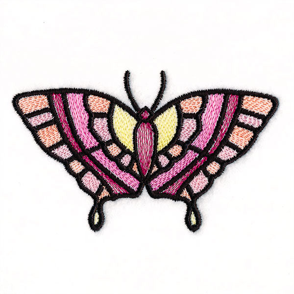 Fluttering Gems Stained Glass Butterfly 1