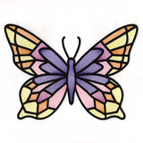 Fluttering Gems Stained Glass Butterfly 3