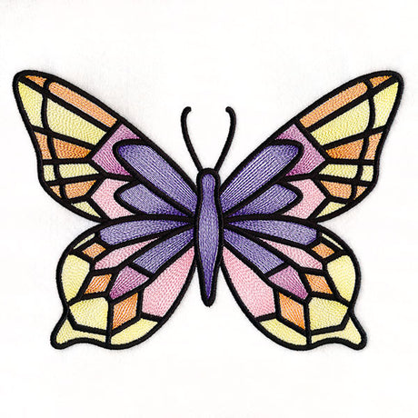 Fluttering Gems Stained Glass Butterfly 3