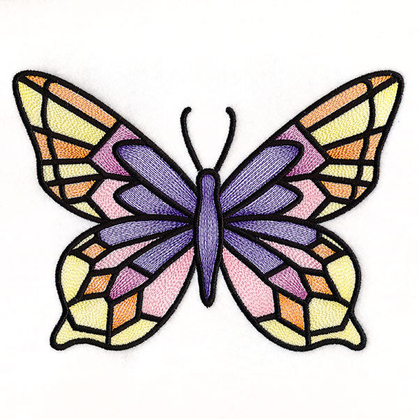 Fluttering Gems Stained Glass Butterfly 3