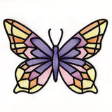Fluttering Gems Stained Glass Butterfly 3