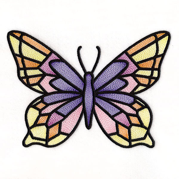 Fluttering Gems Stained Glass Butterfly 3