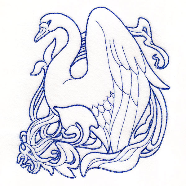 Nature's Nouveau Swan