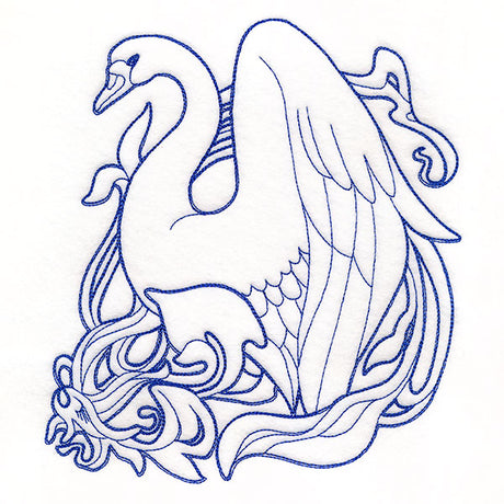 Nature's Nouveau Swan