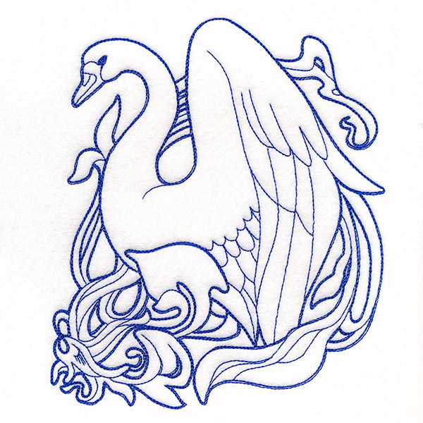 Nature's Nouveau Swan