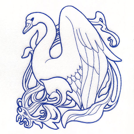 Nature's Nouveau Swan