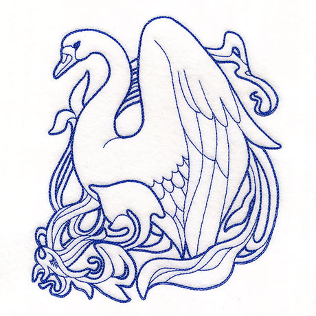 Nature's Nouveau Swan