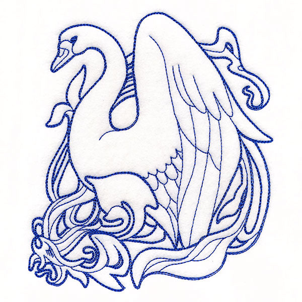 Nature's Nouveau Swan