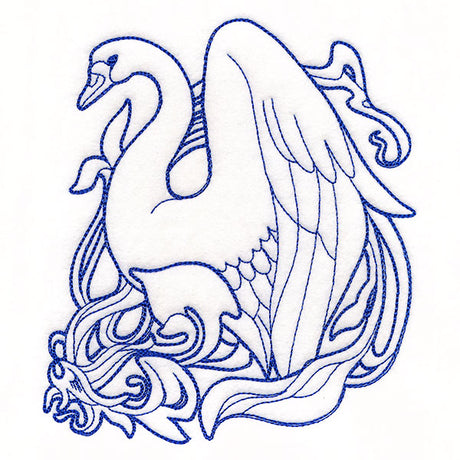 Nature's Nouveau Swan