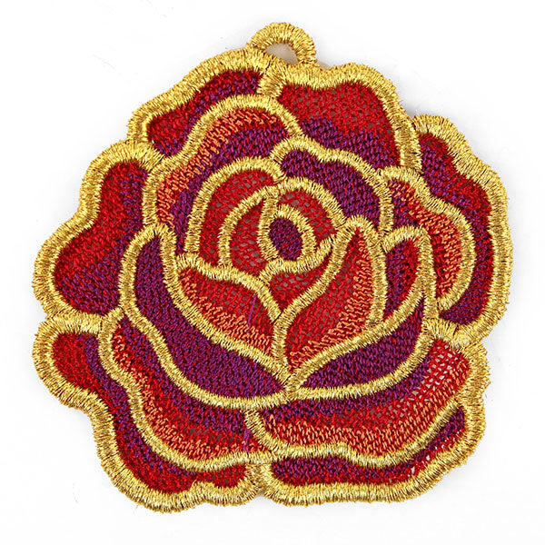 Gilded Blossoms - Rose (Lace)