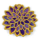 Gilded Blossoms - Dahlia (Lace)