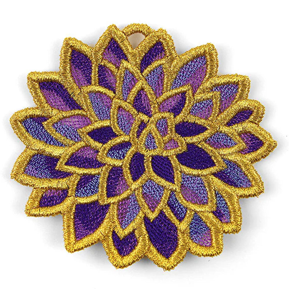 Gilded Blossoms - Dahlia (Lace)
