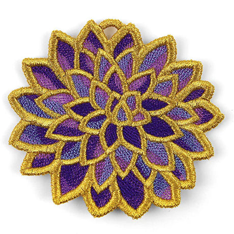 Gilded Blossoms - Dahlia (Lace)