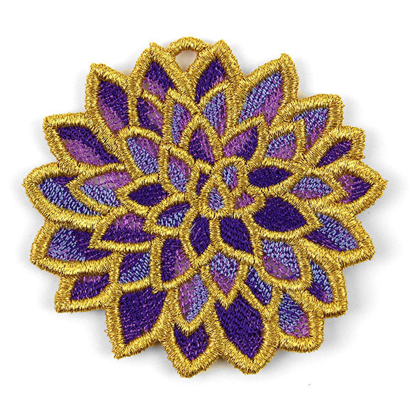 Gilded Blossoms - Dahlia (Lace)