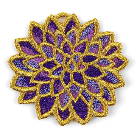 Gilded Blossoms - Dahlia (Lace)