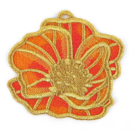 Gilded Blossoms - Poppy (Lace)