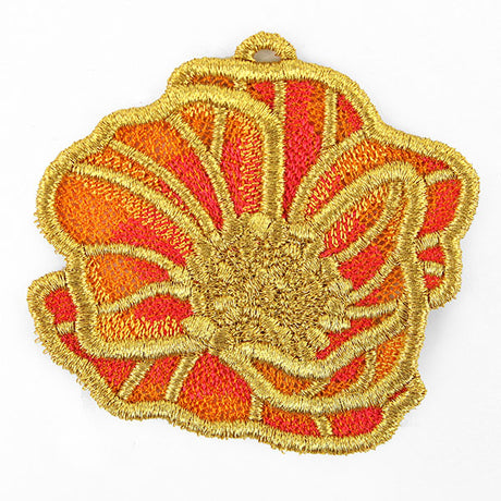 Gilded Blossoms - Poppy (Lace)