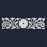 Exquisite Western Paisley Border (Whitework)