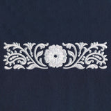 Exquisite Western Paisley Border (Whitework)