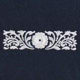 Exquisite Western Paisley Border (Whitework)