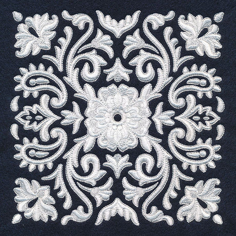 Exquisite Western Paisley Feature (Whitework)