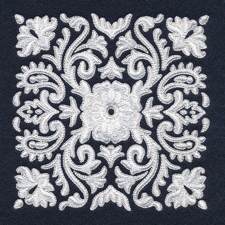 Exquisite Western Paisley Feature (Whitework)