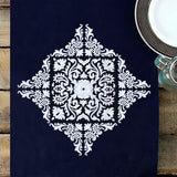 Exquisite Western Paisley Corner (Whitework)