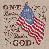 One Nation Under God Colonial Flag