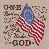 One Nation Under God Colonial Flag