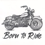 Born to Ride Motorcycle Etching